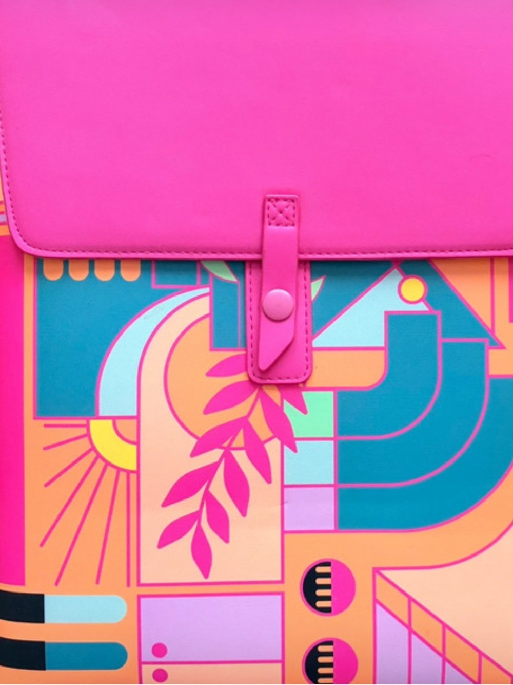 “Like New”. Vibrant Stylish iPad Sleeve.  
Measures:  (12 1/2” X 9”)